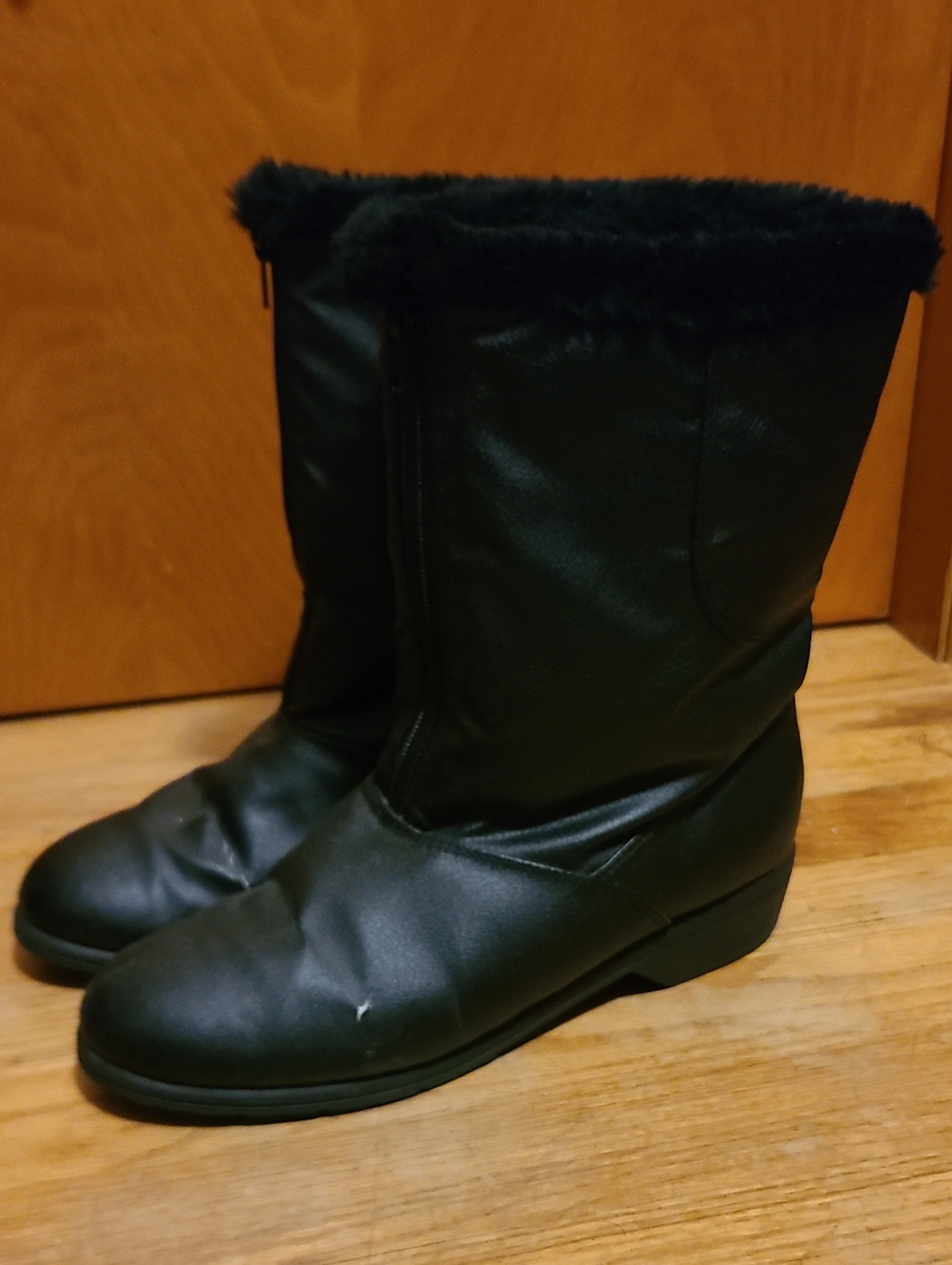Naturalizer Fur Lined Snow Boots 10W